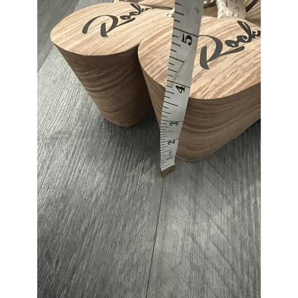 ROCKET DOG womens platform chunky wedge sandals crochet netting - Picture 5 of 6